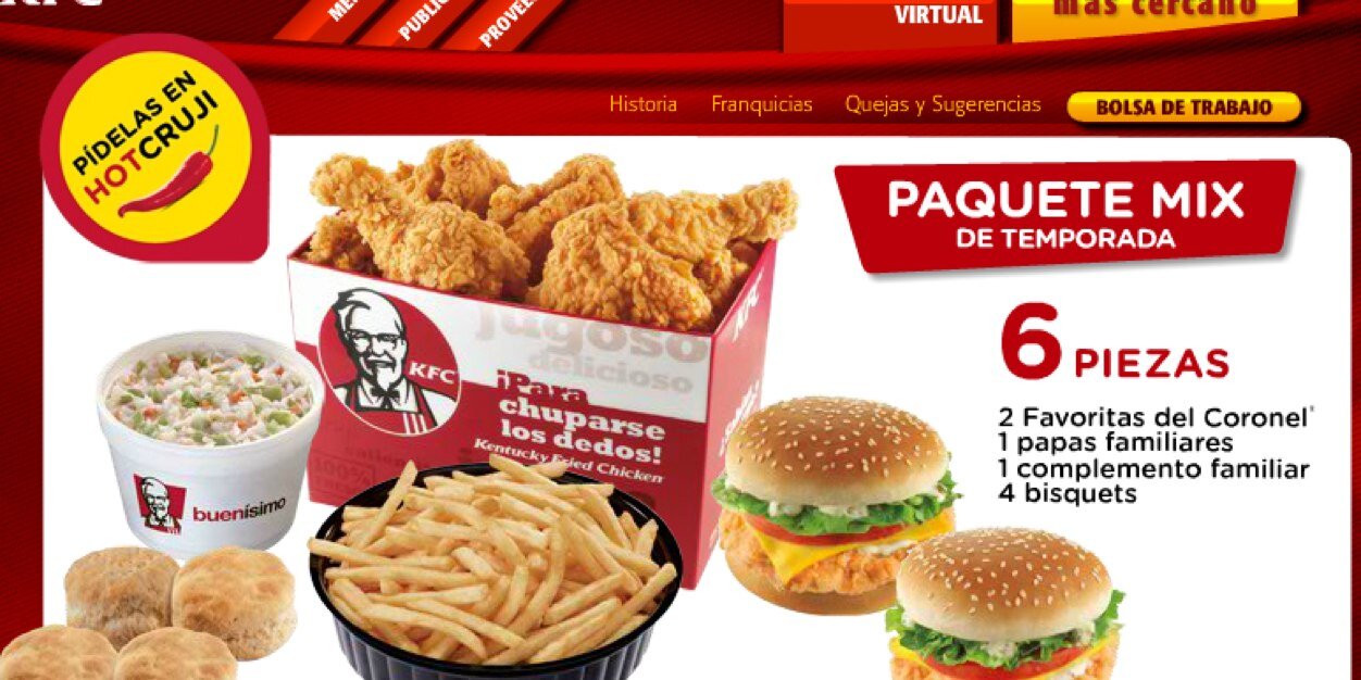 KFC MX banner