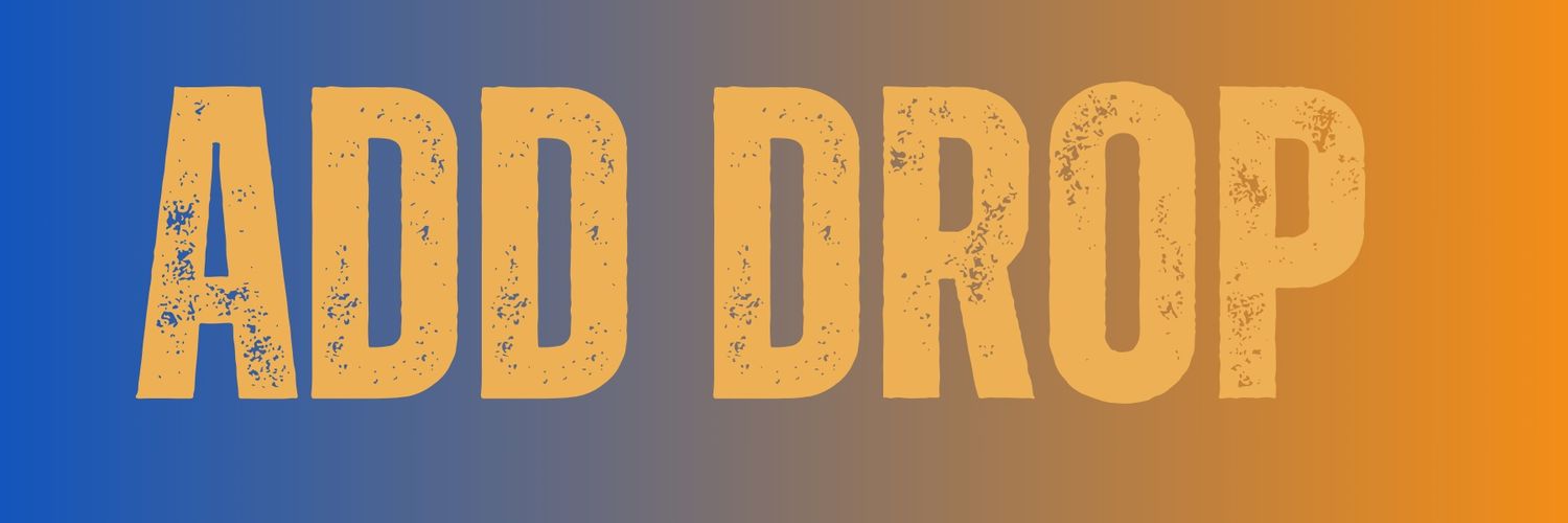 Add/Drop Podcast's banner