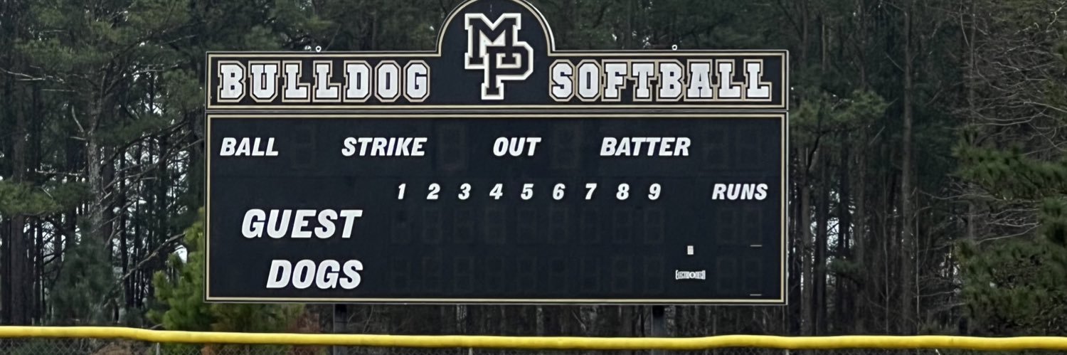 Bulldog Softball banner