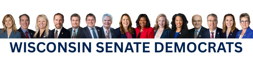 Wisconsin Senate Democrats banner