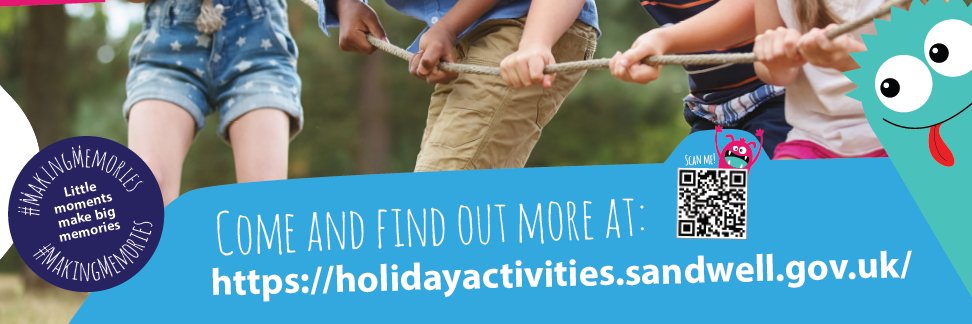 Sandwell Holiday Activities banner