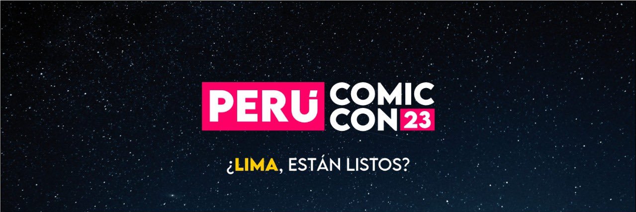 Perú Comic Con banner