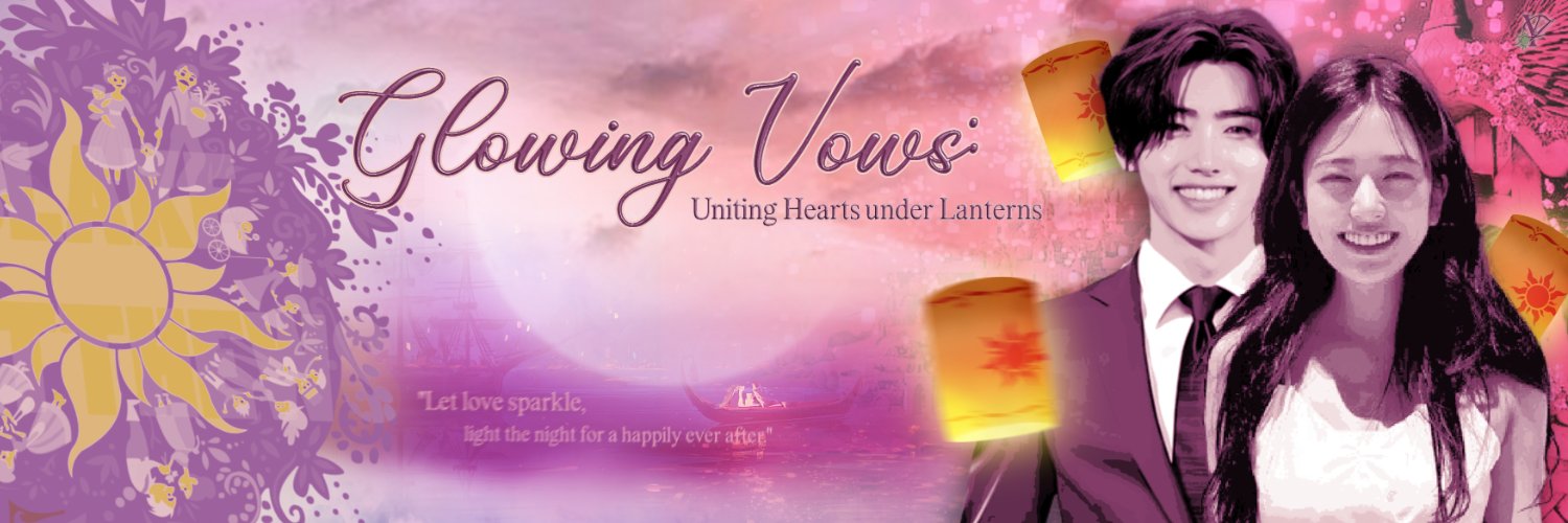 Glowing Vows: Uniting Hearts under Lanterns banner