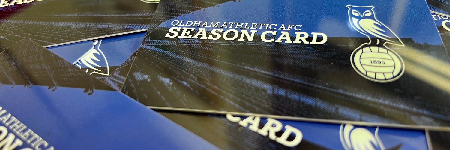 Oldham Athletic Ticket Office's banner