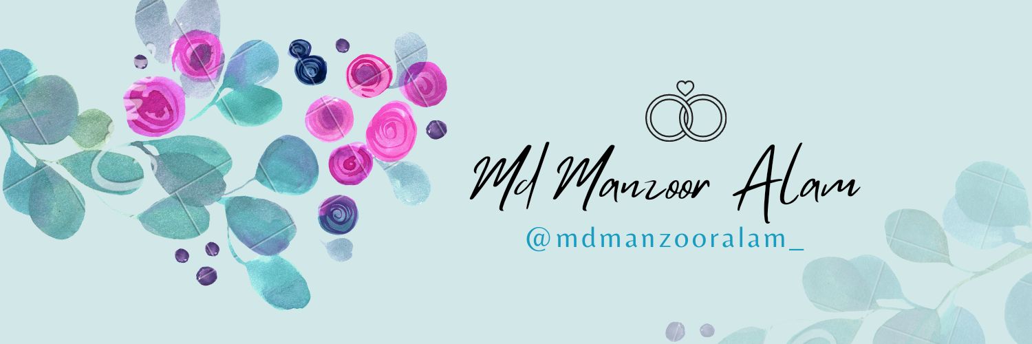 Md Manzoor Alam Profile Banner