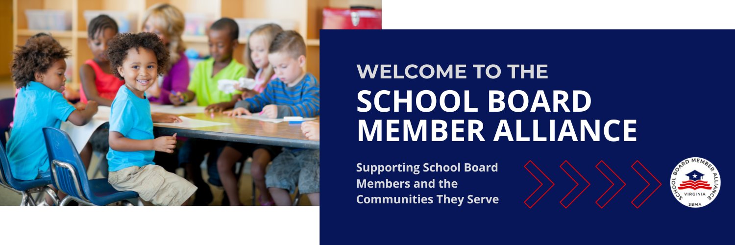 School Board Member Alliance's banner