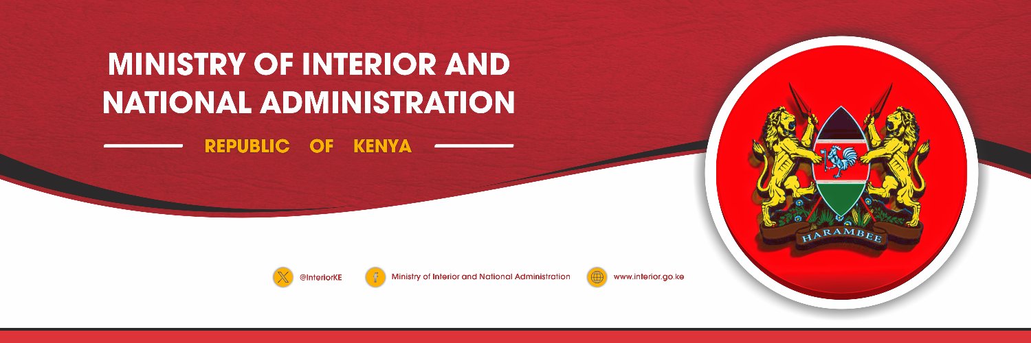 Ministry of Interior | Kenya's banner