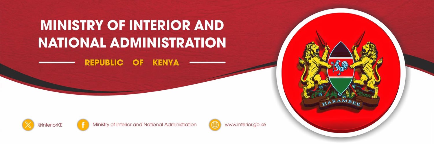 Ministry of Interior | Kenya banner