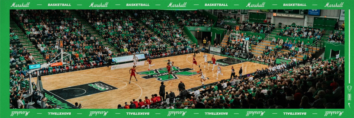 Marshall Men's Basketball's banner