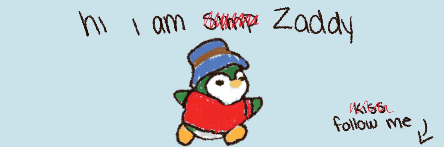 Zaddy's banner