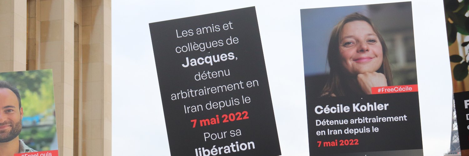 Liberté pour Cécile Kohler's banner