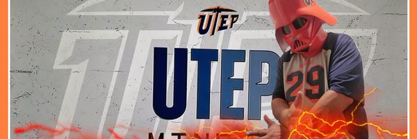 Orange UTEP Vader Guy Profile Banner