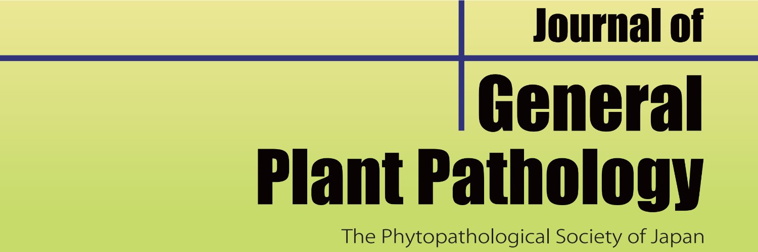 J gen plant pathol jgenplantpathol twitter