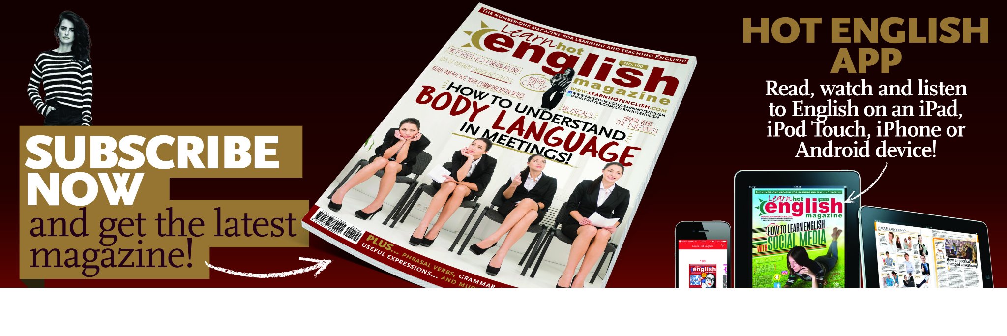 LearnHotEnglish's profile banner image