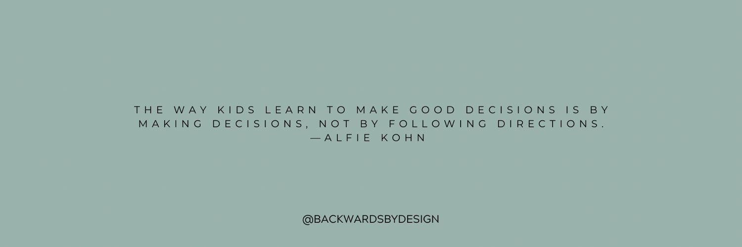 Backwards By Design banner