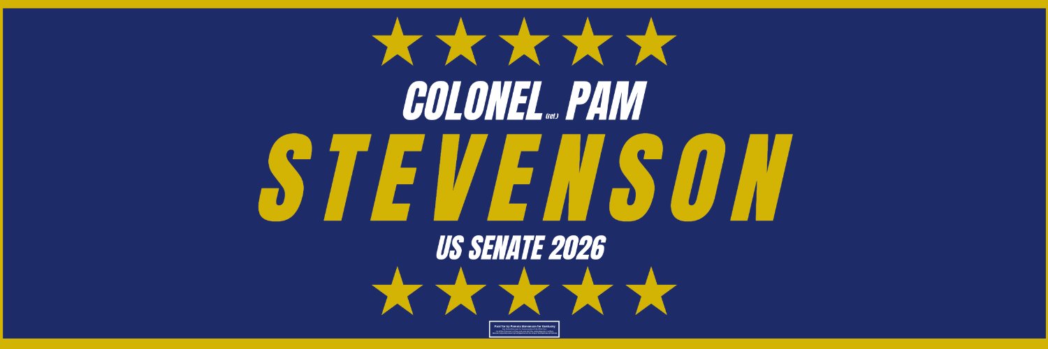 Col. Pam Stevenson's banner
