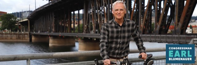 Earl Blumenauer banner