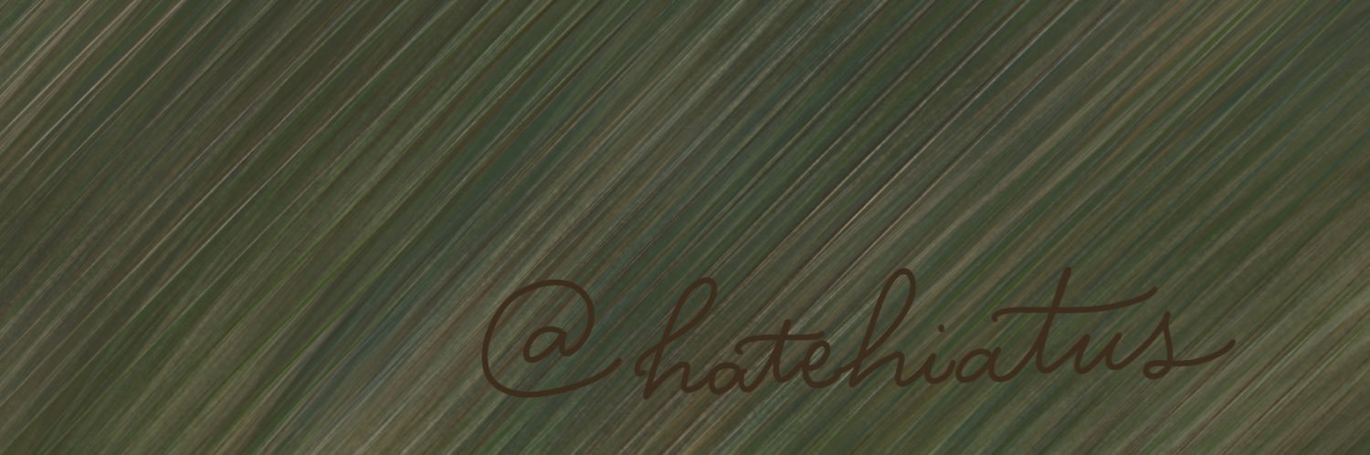 hatehiatus's profile banner image