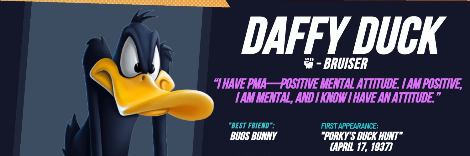 Daffy Duck for MultiVersus banner
