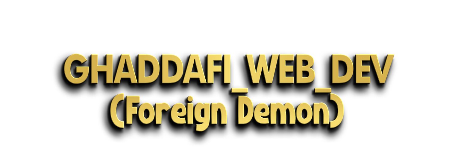 FOREIGN DEMON banner