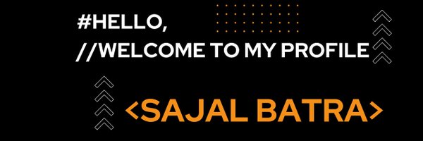 sajalbatradev Profile Banner