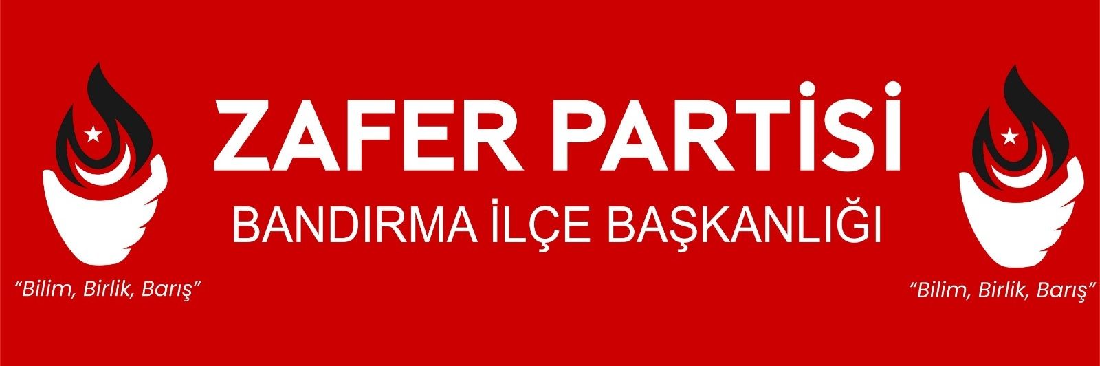 Zafer Partisi Bandırma İlçe Başkanlığı banner