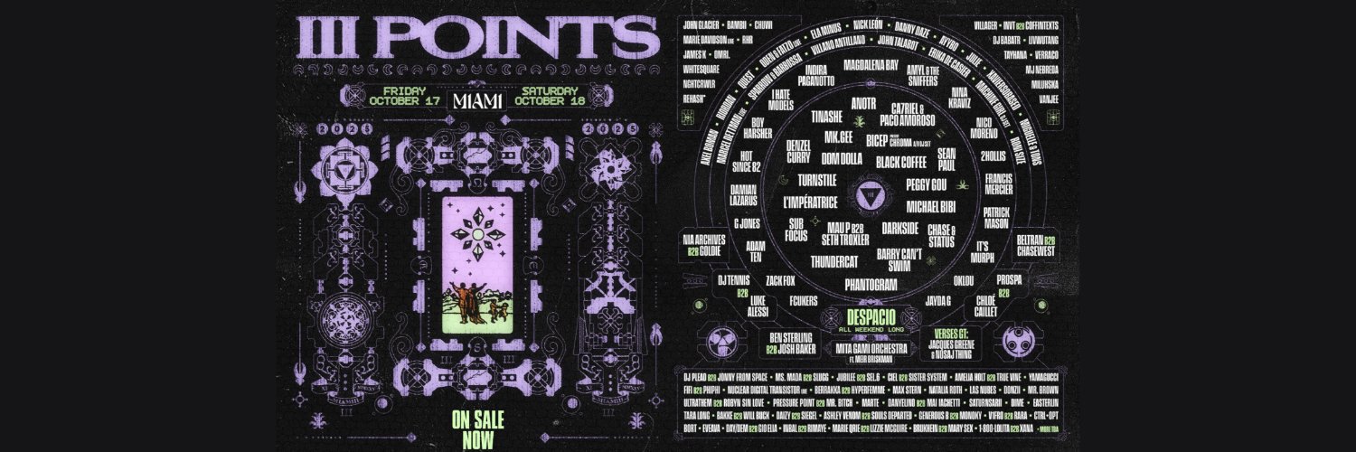 III Points Festival's banner