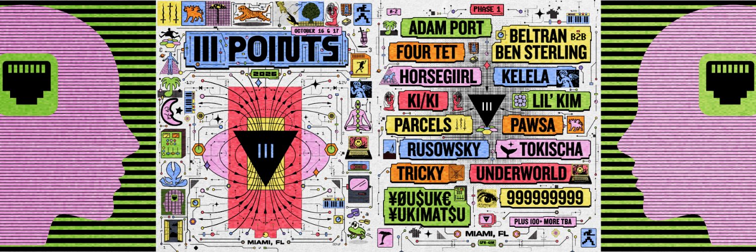 III Points Festival banner
