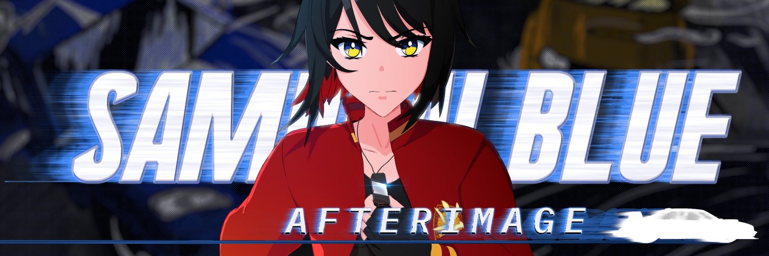 Samurai Blue: Afterimage's banner