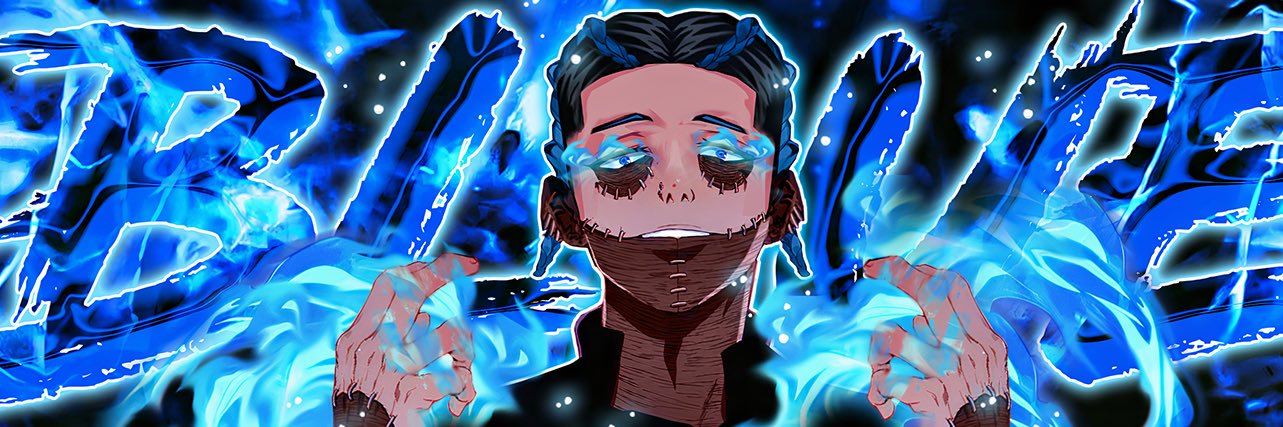 Blue ☾ banner