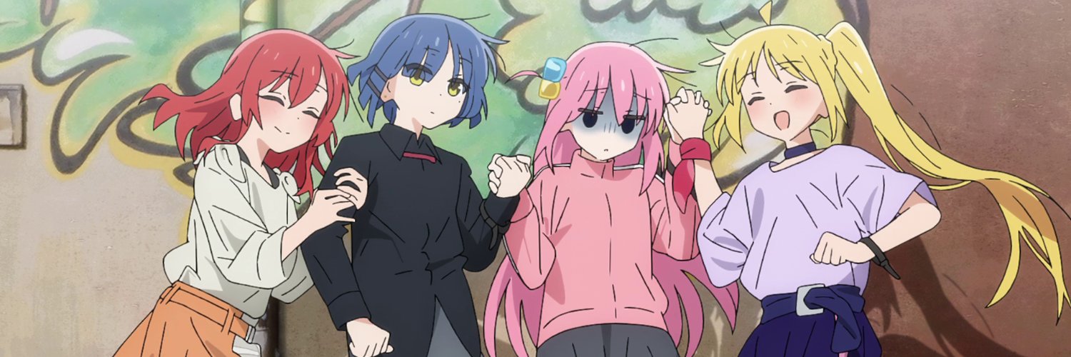 Bocchi the Rock! Screencaps banner