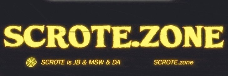 SCROTE's banner