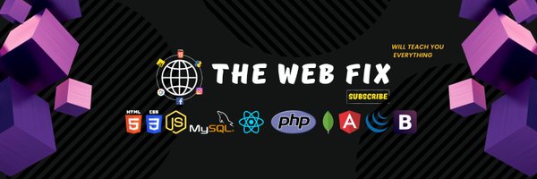 thewebfix1 Profile Banner