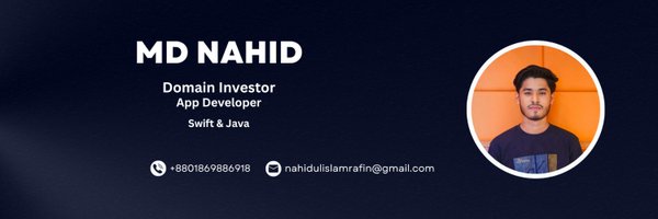 MrNahidDotCom Profile Banner