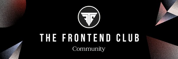 thefrontendclub Profile Banner