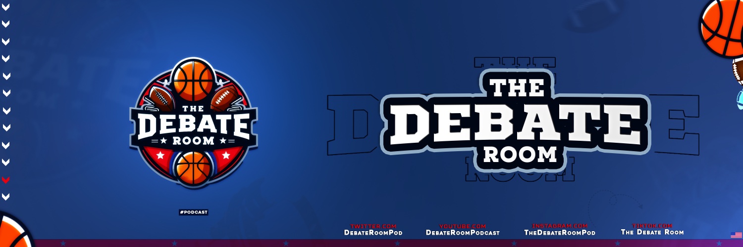 The Debate Room Podcast banner