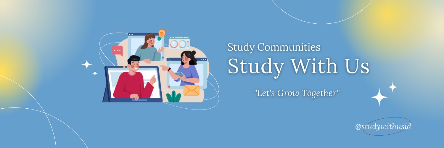 Study With Us! banner