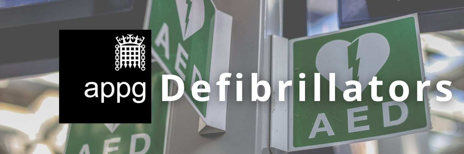 APPG for Defibrillators's banner