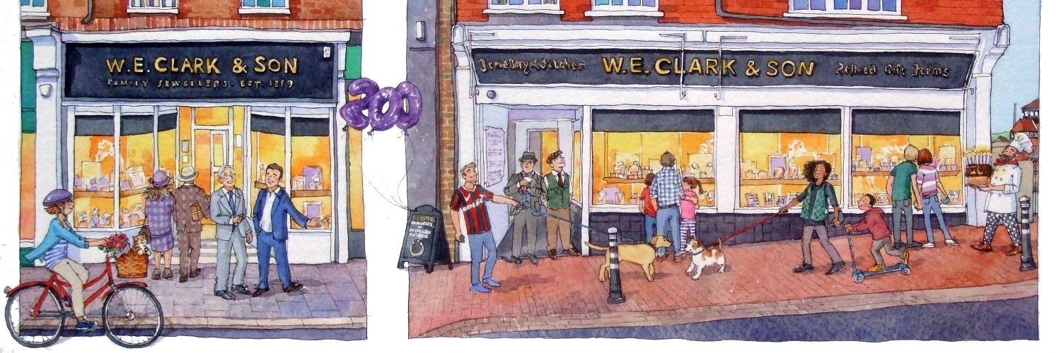 W.E. Clark & Son banner