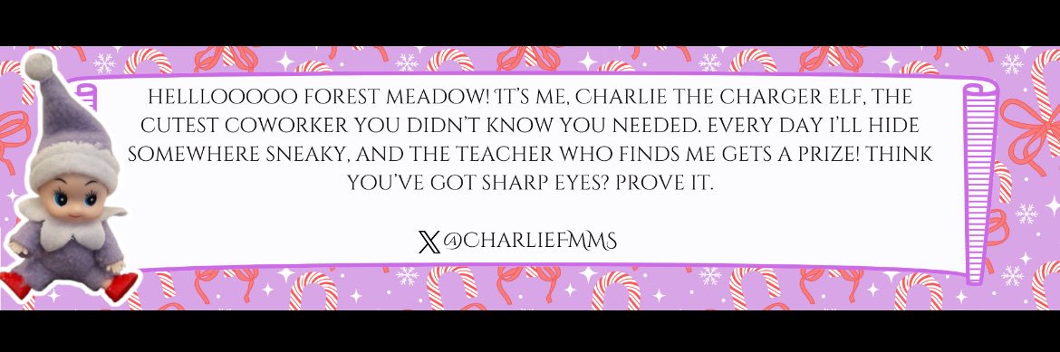 Charlie the Charger Elf banner