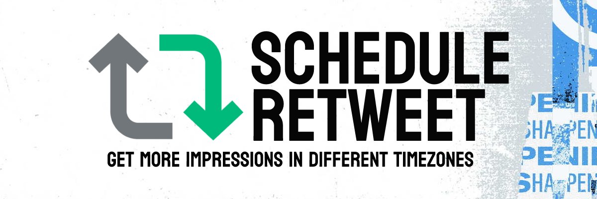 Schedule Retweet banner