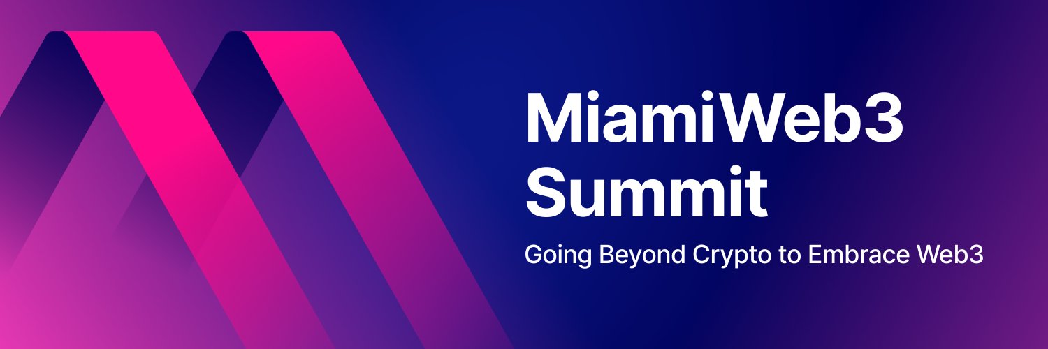MiamiWeb3Summit's profile banner image