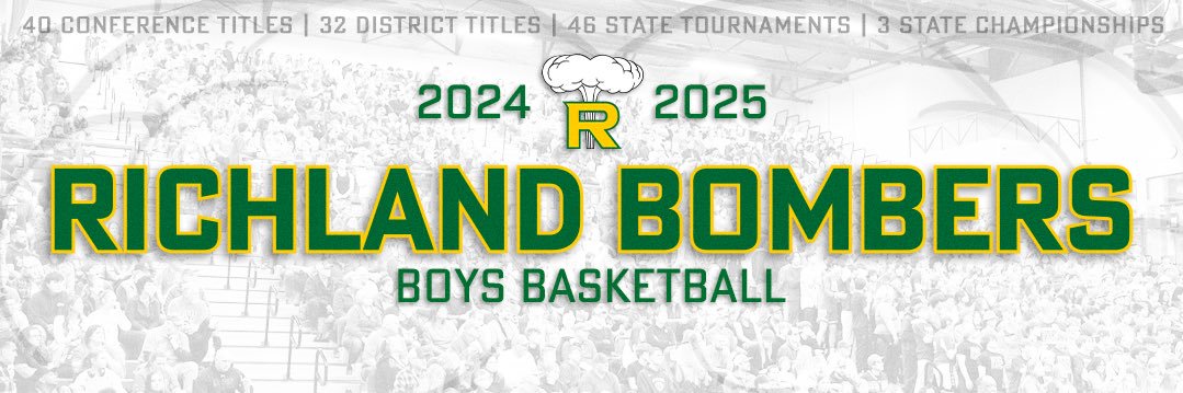 Richland Bomber Basketball banner