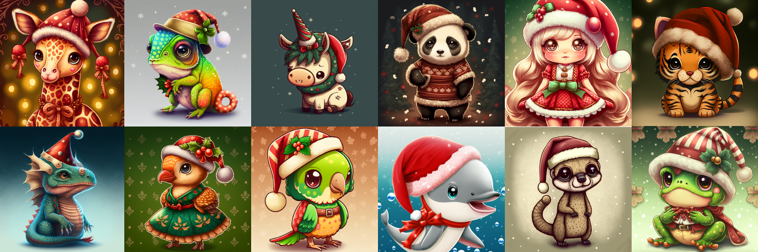 Santa Friends🌱 banner