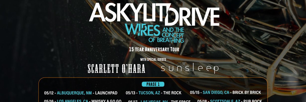 A Skylit Drive banner
