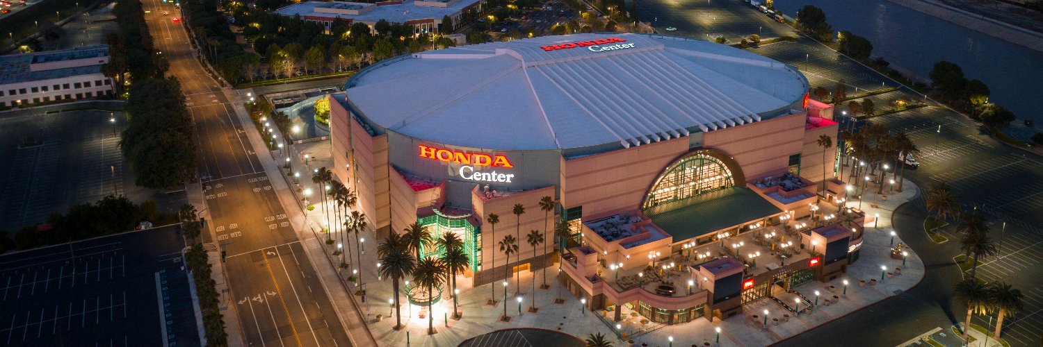 Honda Center banner
