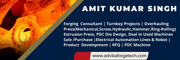 Amit Singh - A Forging Consultant & Overhauling Profile Banner