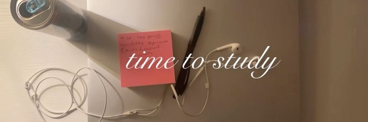 chez — is trying to study, fRN banner
