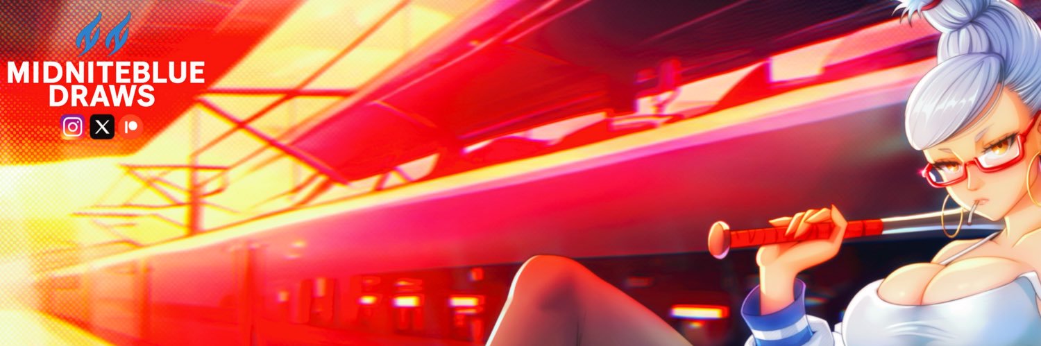 MidniteBlueDraws banner