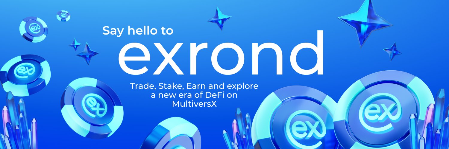 Exrond 🌕 MultiversX DEX & Token/NFT Tools Profile Banner